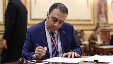 محمد خليفة عضو مجلس النواب عن مدينة المحلة الكبرى
