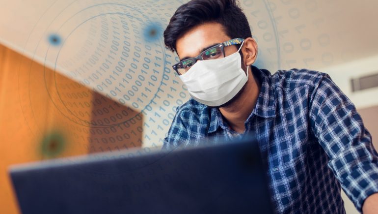 استراتيجية العمل عن بعد ؛ العمل فى المنزل ؛ فيروس كورونا