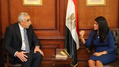 وزيرة التعاون الدولى تبحث ترتيبات انعقاد اللجنة العليا المشتركة مع سفير العراق
