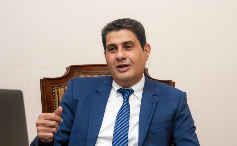 حسام السرجانى العضو المنتدب لشركة جرين ريفير إحدى شركات نيو بلان للتطوير العقارى