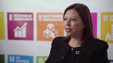 هناء حلمى الرئيس التنفيذى لمؤسسة المجموعة المالية هيرميس للتنمية الاجتماعية