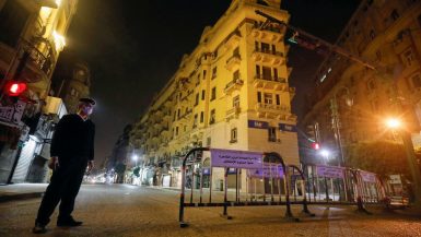 حظر التجوال فى مصر