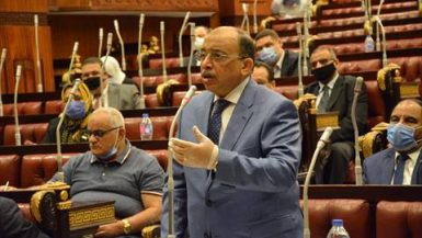 محمود شعراوى وزير التنمية المحلية أمام النواب