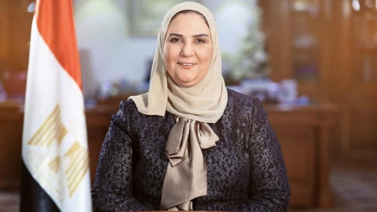 نيفين القباج وزيرة التضامن الاجتماعى