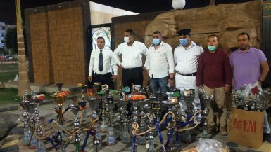 أجهزة المدن الجديدة تواصل حملاتها على المقاهى والمولات التجارية