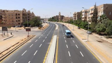 "الإسكان" تنتهى من تطوير طريق التحرير بمدينة 6 أكتوبر