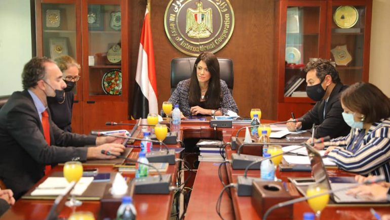 "المشاط" تبحث مع "البنك الدولى" بدء الجولة الجديدة من إطار الشراكة القُطرية "CPF"